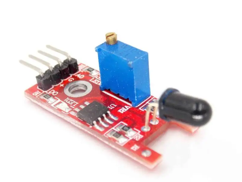 100 шт. инфракрасный датчик пламени для Arduino | Электронные компоненты и