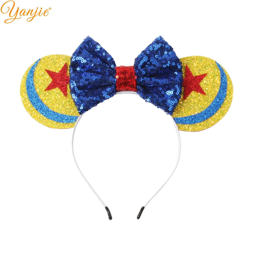 Minnie Mouse Ears Headband Star Festival DIY Girls Hair Accessories Christmas Wholesale Sequin Hair Bows Party Hairband Mujer
Minnie Mouse Ears Headband Star Festival DIY Girls Hair Accessories Christmas Wholesale Sequin Hair Bows Party Hairband Mujer