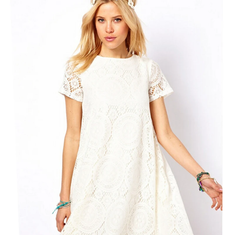 Vestidos Femininos Woman Casual Dress 2018 Summer Short Sleeve O-Neck Plus Size Lace Mini Dresses Vestido De Renda S-3XL
Vestidos Femininos Woman Casual Dress 2018 Summer Short Sleeve O-Neck Plus Size Lace Mini Dresses Vestido De Renda S-3XL