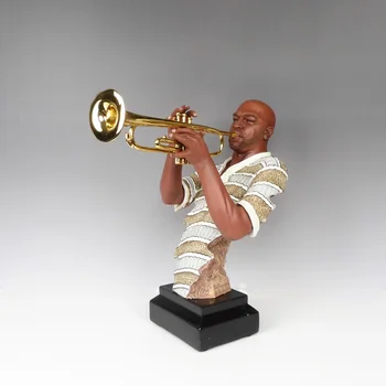 Hot Sales Music Theme Trumpeter Resin Figures Sculpture Home Ornaments KTV Bar Cafe Creative Decoration Free Shipping
Hot Sales Music Theme Trumpeter Resin Figures Sculpture Home Ornaments KTV Bar Cafe Creative Decoration Free Shipping