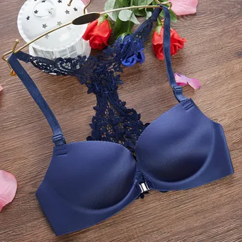 Front Buckle Y Type Beautiful Back Sexy Mill Finish Nothing Trace Gather Together Lace Reveal Girl Underwear Bra
Front Buckle Y Type Beautiful Back Sexy Mill Finish Nothing Trace Gather Together Lace Reveal Girl Underwear Bra