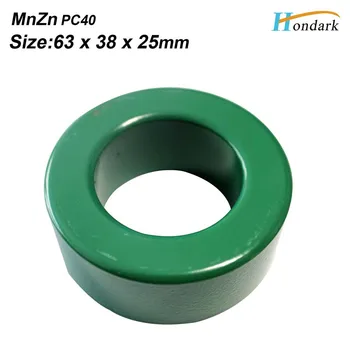 Inner 38mm 1.5''transformer ferrite core 63X38X25mm Isolator ferrite ring 2.5''X1.5''X1'' RF choke ferrite bead MnZn,5pcs/lot
Inner 38mm 1.5''transformer ferrite core 63X38X25mm Isolator ferrite ring 2.5''X1.5''X1'' RF choke ferrite bead MnZn,5pcs/lot