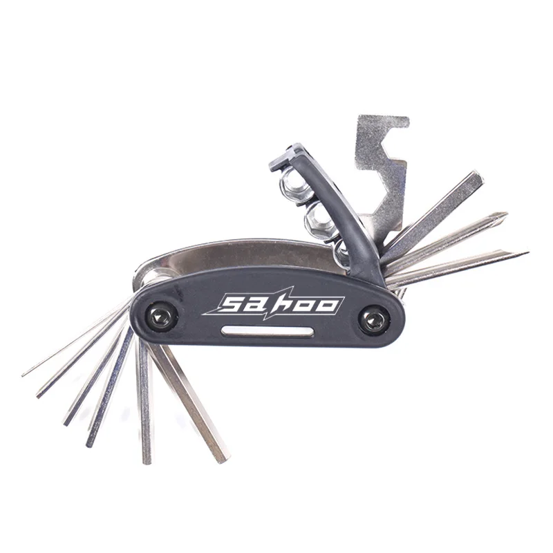 Sahoo 16 in 1 Folding MTB Cycling Screwer Screwdriver Bike Hex Wrench Alen Key Bicycle Accessories
Sahoo 16 in 1 Folding MTB Cycling Screwer Screwdriver Bike Hex Wrench Alen Key Bicycle Accessories
