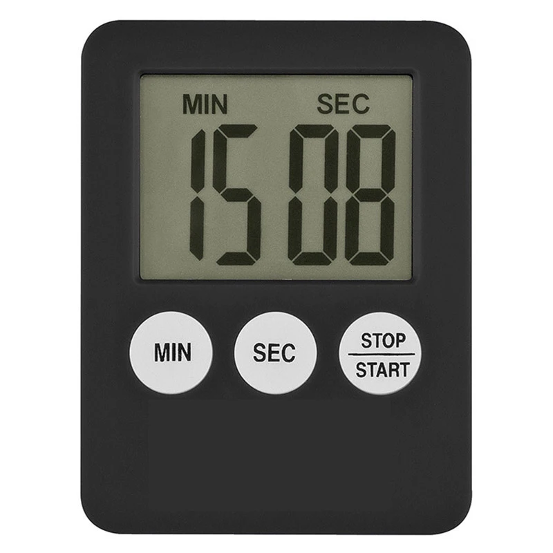Fashion Simple Super Thin LCD Digital Screen Kitchen Timer Square Cooking Timer Count Up Countdown Alarm with Magnet
Fashion Simple Super Thin LCD Digital Screen Kitchen Timer Square Cooking Timer Count Up Countdown Alarm with Magnet