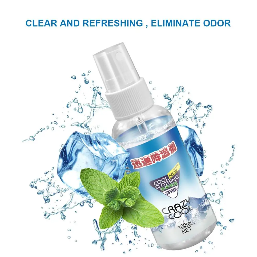 100ml Car Rapid Cool Agent Car Summer Fast Cooling Agent Ice Spray Cooling Sprain Ice Spray Mint Car Interior Air Freshener
100ml Car Rapid Cool Agent Car Summer Fast Cooling Agent Ice Spray Cooling Sprain Ice Spray Mint Car Interior Air Freshener