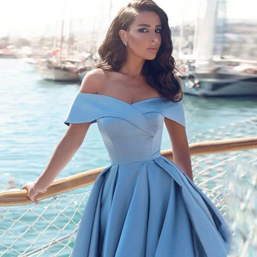 Glamorous Off-the-Shoulder A-line Evening Dress with Slit Satin Customized Made Prom Dress long graduation dress
Glamorous Off-the-Shoulder A-line Evening Dress with Slit Satin Customized Made Prom Dress long graduation dress