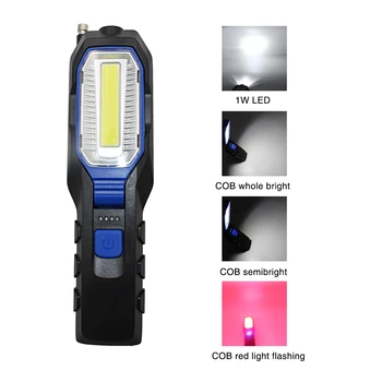 Powerful COB LED work light usb rechargeable worklight Flexible Magnetic Inspection Lamp Flashlight Emergency working lamp light
Powerful COB LED work light usb rechargeable worklight Flexible Magnetic Inspection Lamp Flashlight Emergency working lamp light