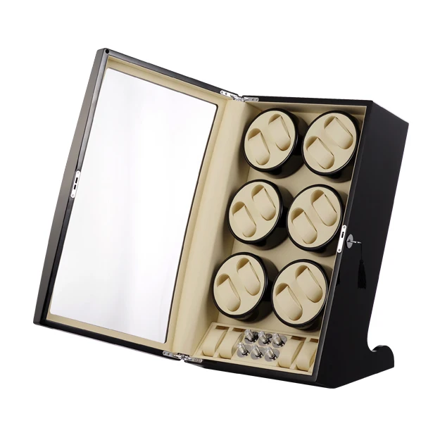 Wooden 12+4 Shell Piano Paint Powered by Japanese Motor Fit Automatic Watches Box Suitable 12 Watch Winder
Wooden 12+4 Shell Piano Paint Powered by Japanese Motor Fit Automatic Watches Box Suitable 12 Watch Winder