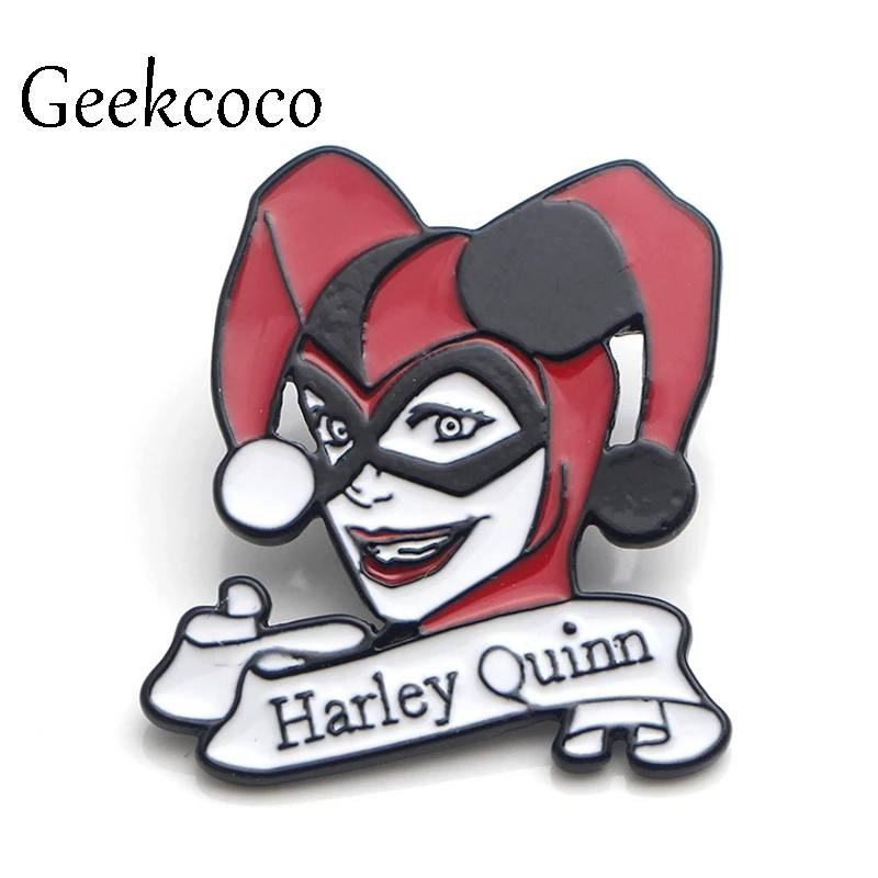 Отряд Самоубийц Harley Quinn цинковый сплав мультфильм булавки для мужчин и женщин para