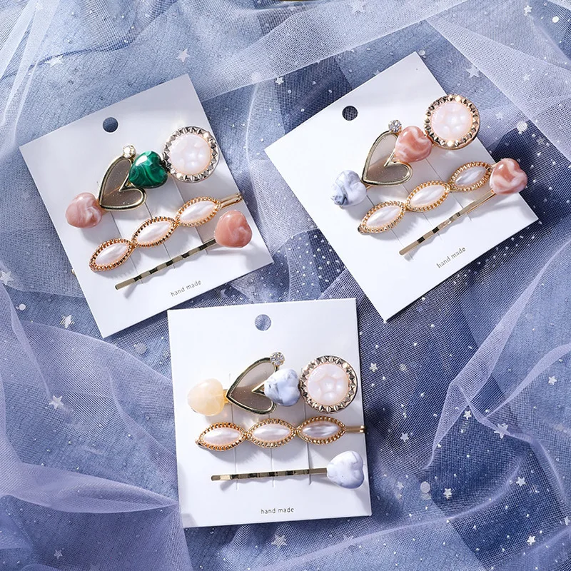 2019 New Korea New 3pcs/set Acrylic Heart Hair Clips Cute Simple Hair Pins for Girl Women Fashion Hair Accessories
2019 New Korea New 3pcs/set Acrylic Heart Hair Clips Cute Simple Hair Pins for Girl Women Fashion Hair Accessories