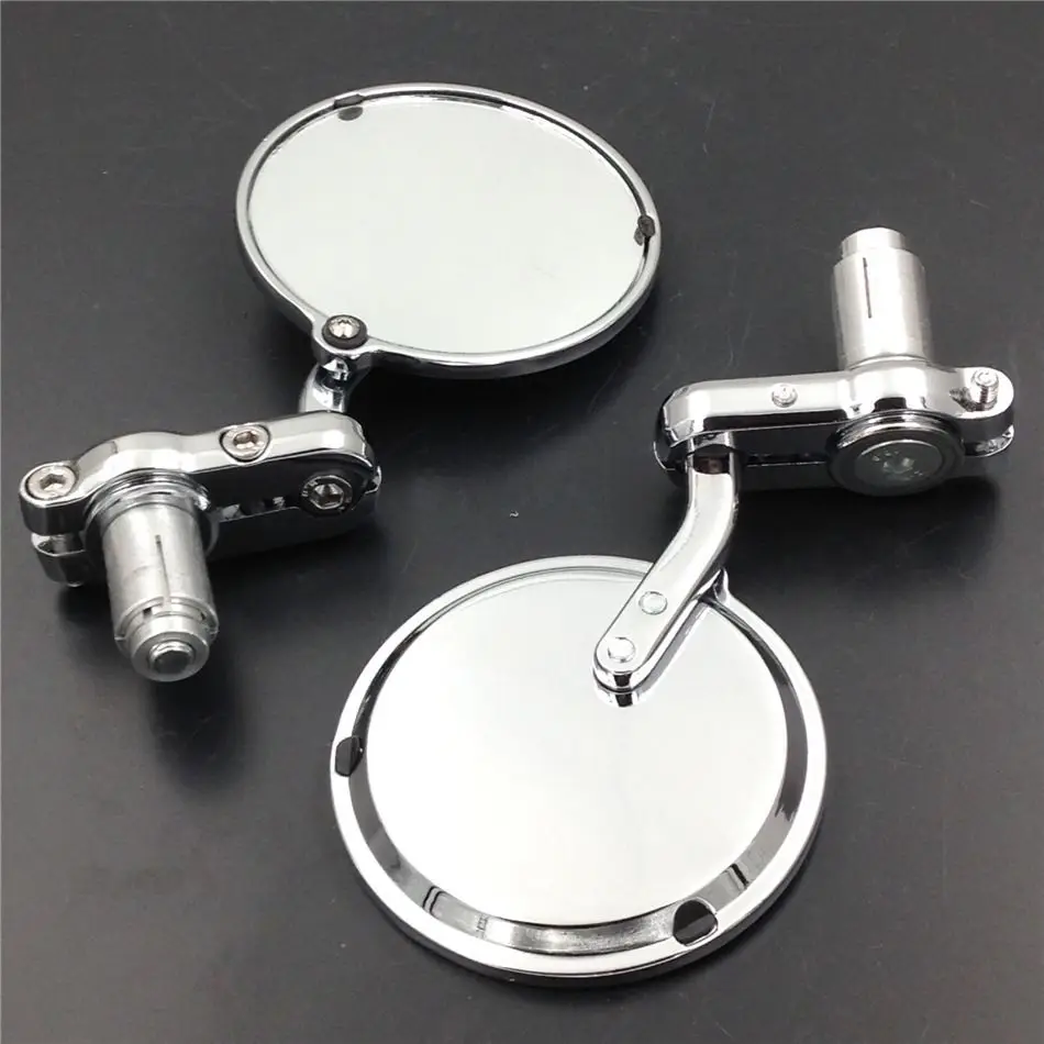 22mm 7/8" Chrome Round Motorcycle Rearview Side Mirror with Handle Bar End For Victory Hyosung Kawasaki Buell Honda
22mm 7/8" Chrome Round Motorcycle Rearview Side Mirror with Handle Bar End For Victory Hyosung Kawasaki Buell Honda