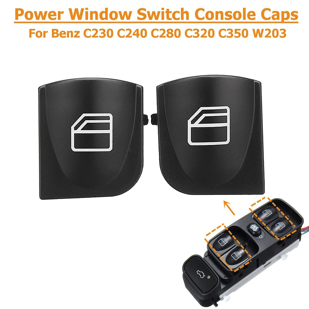 1 Pair Power Window Switch Console Cover Caps For Mercedes C230, C240, C280, C320, C350, C32 AMG, C55 AMG, W203.
1 Pair Power Window Switch Console Cover Caps For Mercedes C230, C240, C280, C320, C350, C32 AMG, C55 AMG, W203.