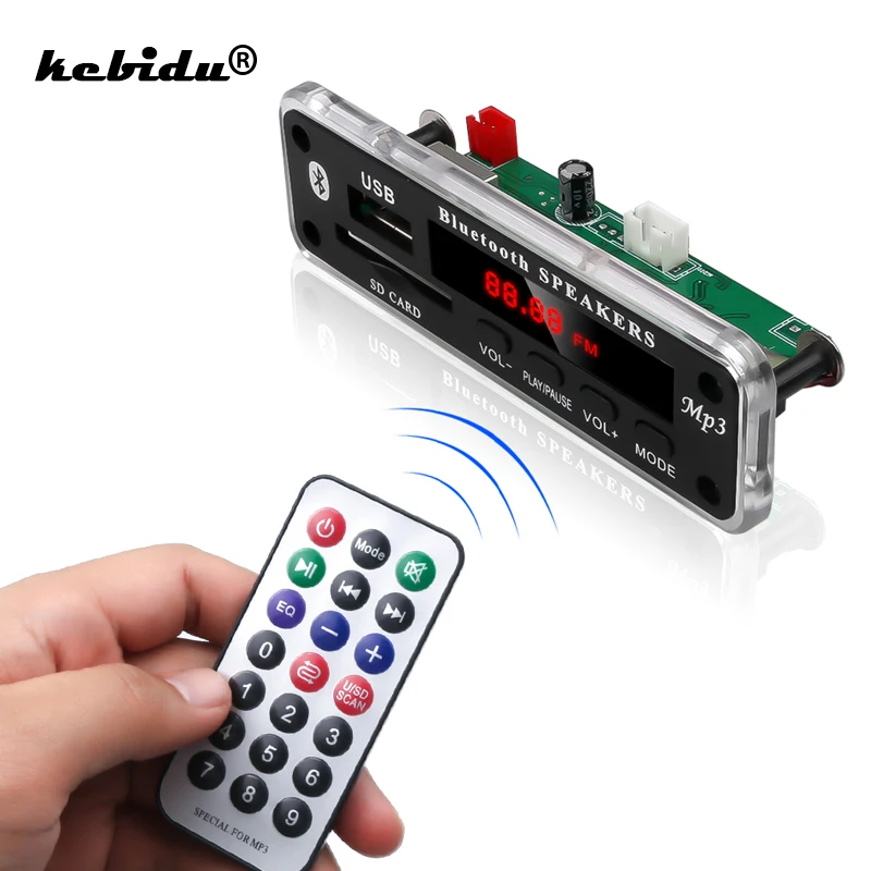 kebidu Color Screen Hands-free USB Bluetooth Integrated MP3 Player Decoder Board Module with Remote Control FM Aux Radio for Car
kebidu Color Screen Hands-free USB Bluetooth Integrated MP3 Player Decoder Board Module with Remote Control FM Aux Radio for Car