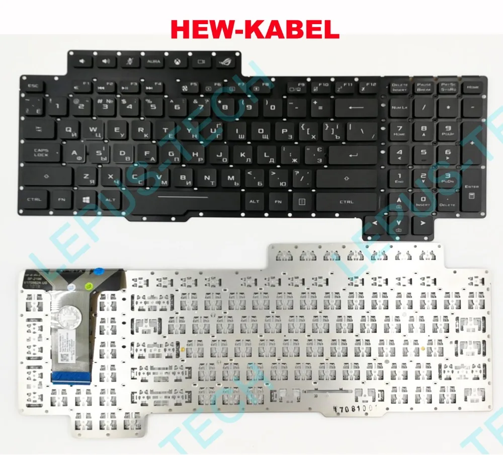 Keyboard for ASUS ROG G703 G703VI G703GI G703GS Russian RU UA keyboard with backlight Keyboard
Keyboard for ASUS ROG G703 G703VI G703GI G703GS Russian RU UA keyboard with backlight Keyboard