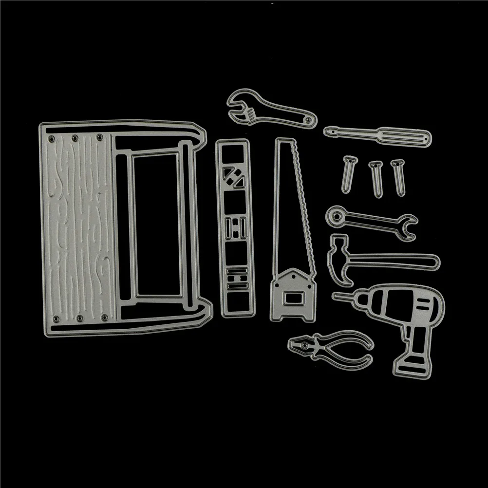 12pcs/Set Cool Man In Tool Box Metal Cutting Dies Stencils For DIY Scrapbooking Photo Album Paper Cards Decorative Craft
12pcs/Set Cool Man In Tool Box Metal Cutting Dies Stencils For DIY Scrapbooking Photo Album Paper Cards Decorative Craft
