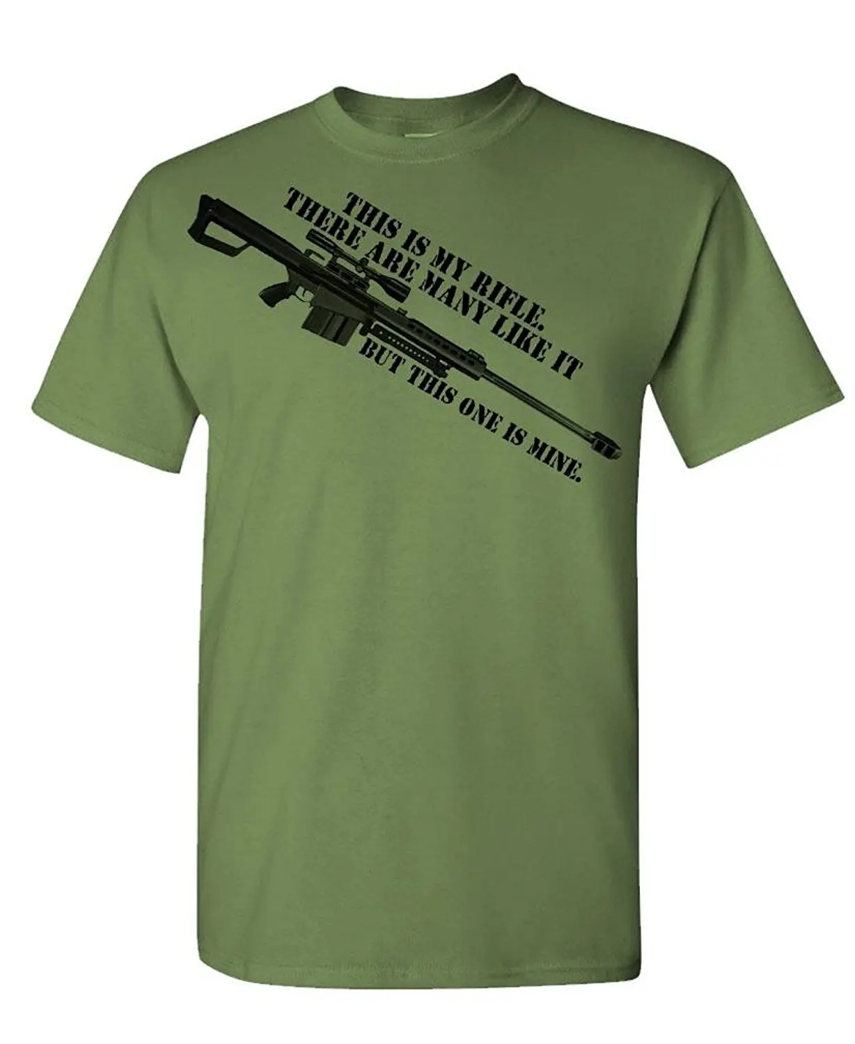 

2019 New Brand Cheap Sale 100 % Cotton THIS IS MY RIFLE Soldier Sniper 50 Cal - Mens Cotton T-Shirt Graphic Shirts