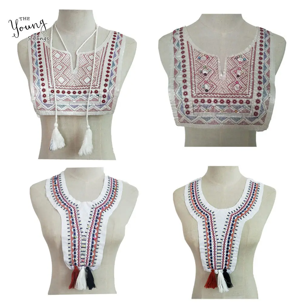 New arrive white Lace Applique Embroidery Fabric Ethnic style Lace Collar Sewing Craft Lace Neckline DIY Clothing Accessories
New arrive white Lace Applique Embroidery Fabric Ethnic style Lace Collar Sewing Craft Lace Neckline DIY Clothing Accessories