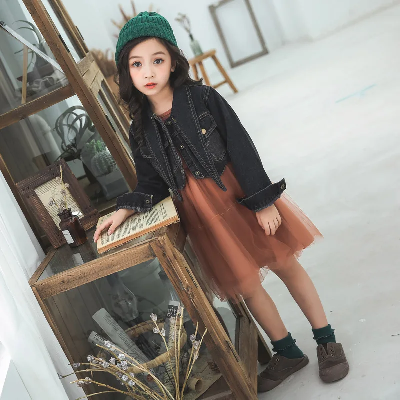 Girl Clothing Set 2018 Kids Clothes Autumn Jeans Jackets + Dress 2pcs Teenage Girls Fashion Children Clothing 3 4 5 6 7 8 10 12
Girl Clothing Set 2018 Kids Clothes Autumn Jeans Jackets + Dress 2pcs Teenage Girls Fashion Children Clothing 3 4 5 6 7 8 10 12