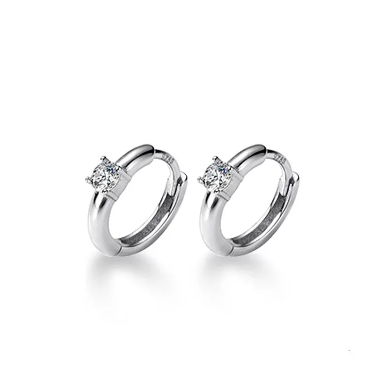 New 925 sterling silver fashion zircon round ear ring ear bone ear buckle sweet wild temperament female girl silver ear jewelry
New 925 sterling silver fashion zircon round ear ring ear bone ear buckle sweet wild temperament female girl silver ear jewelry