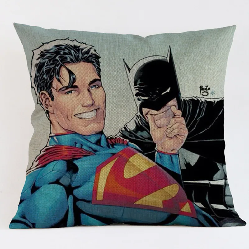 Home Textile Almofadas Decorative Cojines Pillowcase Superheros superman Batman Printed Cushion Throw Pillows Gifts for children
Home Textile Almofadas Decorative Cojines Pillowcase Superheros superman Batman Printed Cushion Throw Pillows Gifts for children