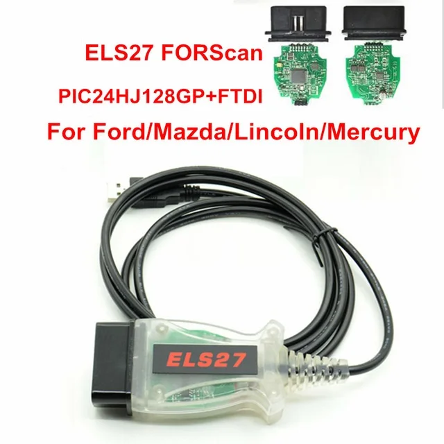 Super ELS27 FORScan Scanner For Ford/Mazda/Lincoln/Mercury Vehicles ELS27 FORScan Scanner OBD2 Diagnostic Cable Support ELM327
Super ELS27 FORScan Scanner For Ford/Mazda/Lincoln/Mercury Vehicles ELS27 FORScan Scanner OBD2 Diagnostic Cable Support ELM327