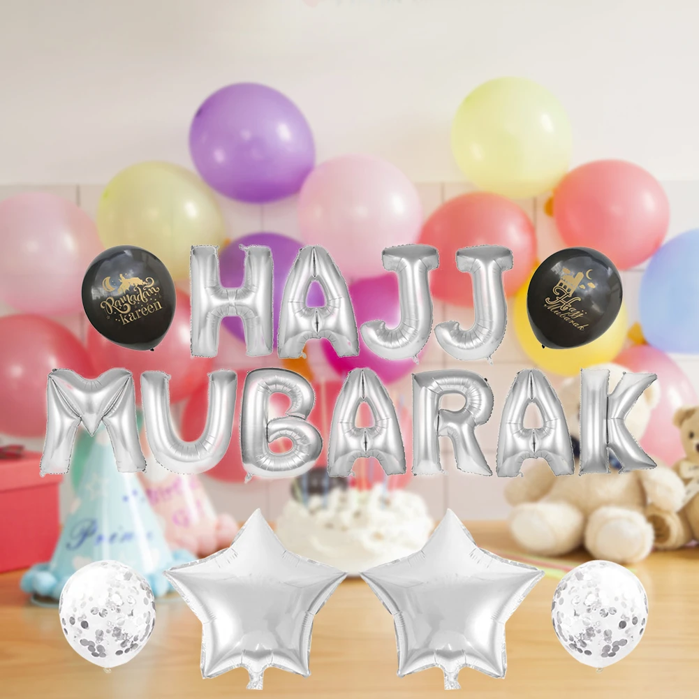 haohao 6 pi/èces//Ensemble Eid Mubarak Ramadan caf/é Fleur pulv/érisation pochoirs g/âteau d/écoration Bricolage mod/èle Sucre Poudre Tamis Blanc