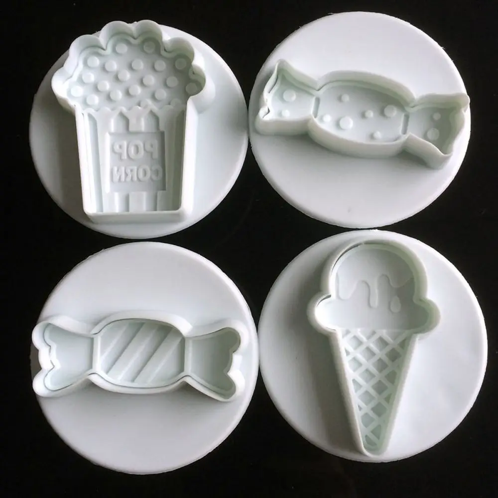 4Pcs/set candy makeup mirror Shape Fondant cutter plastic cake/cookie/buscuit cutter plunger mold fondant cake decorating tools
4Pcs/set candy makeup mirror Shape Fondant cutter plastic cake/cookie/buscuit cutter plunger mold fondant cake decorating tools
