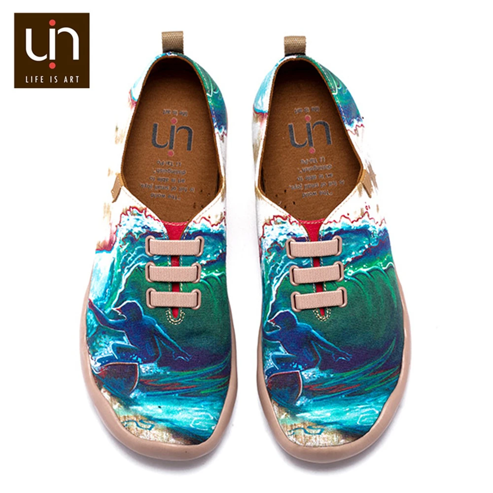 UIN Surfing Painted Design Men Casual Shoes Wide Feet Soft Loafers Breathable Outdoor Sneakers Super Lightweight Comfort Shoes
UIN Surfing Painted Design Men Casual Shoes Wide Feet Soft Loafers Breathable Outdoor Sneakers Super Lightweight Comfort Shoes