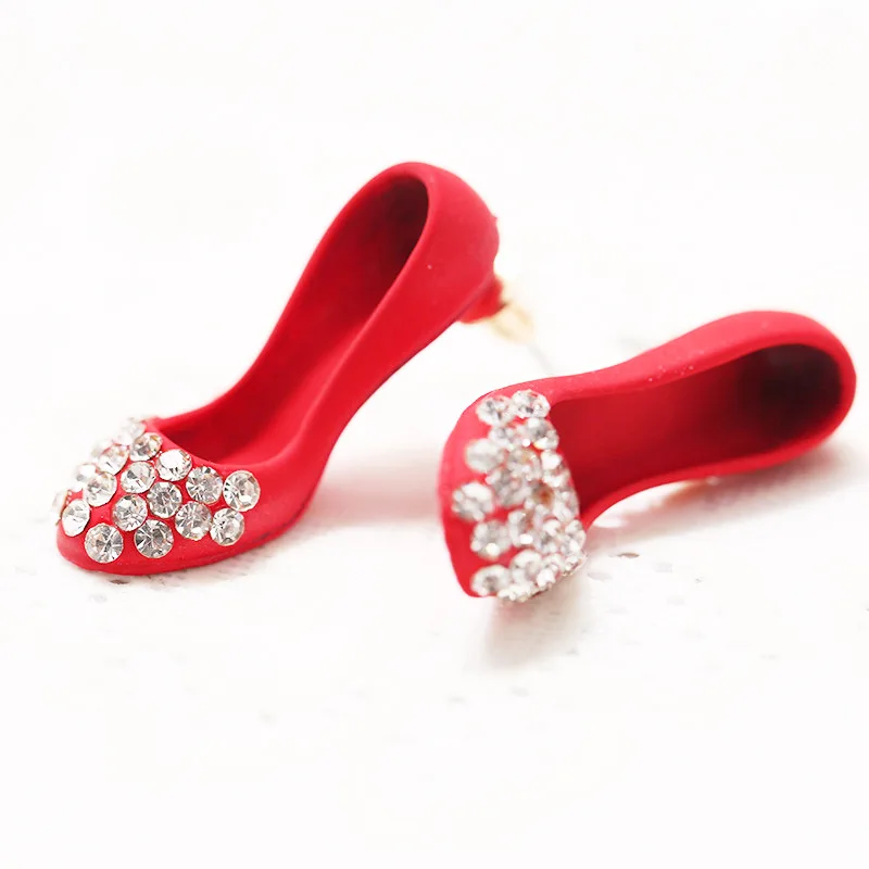 High-heeled Shoes Earrings For Women Rhinestone Stud Earrings Korean Design 2017 Fashion Brincos Vintage Jewelry Christmas XE82
High-heeled Shoes Earrings For Women Rhinestone Stud Earrings Korean Design 2017 Fashion Brincos Vintage Jewelry Christmas XE82