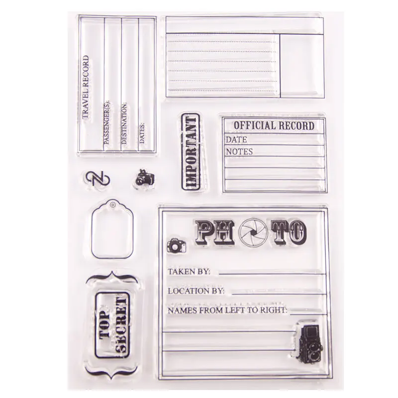 DIY Tags Memos Transparent Rubber Clear Stamp Scrapbook Photo Album DIY Card Making Clear Stamps
DIY Tags Memos Transparent Rubber Clear Stamp Scrapbook Photo Album DIY Card Making Clear Stamps