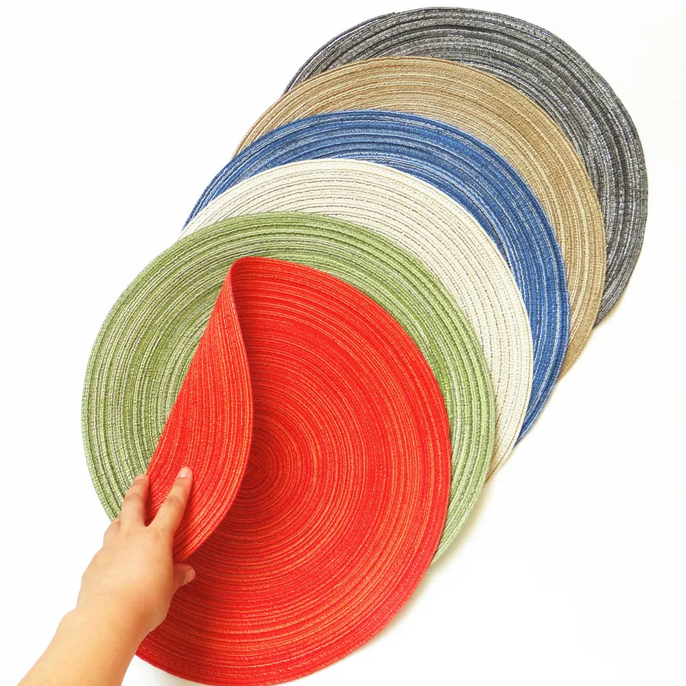 5 Color Table Placemat Round Kitchen Dinning Waterproof Table Cloth Pad Mat KitchenTable Decoration Accessories/Mats Pads
5 Color Table Placemat Round Kitchen Dinning Waterproof Table Cloth Pad Mat KitchenTable Decoration Accessories/Mats Pads