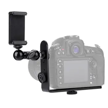 Single L Shape Camera Bracket Hand Grip Magic Arm with Phone Clip for DSLR Camera/Mobile Phone DV/LED Photography Light/SLR Micr
Single L Shape Camera Bracket Hand Grip Magic Arm with Phone Clip for DSLR Camera/Mobile Phone DV/LED Photography Light/SLR Micr