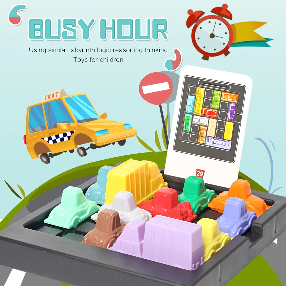 Fun Rush Hour 212 levels Logic Game Model Maze Busy Hours Puzzle Game Intellect Training Toys Educational Toys for Kids
Fun Rush Hour 212 levels Logic Game Model Maze Busy Hours Puzzle Game Intellect Training Toys Educational Toys for Kids