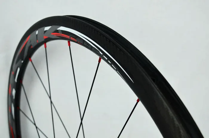 Flash Deal 700C Wheelset Carbon Wheels Road Bike Tubeless Wheel V/C Brake Profile 38-40-50-55mm Depth Clincher Carbon Rim Direct-pull 83