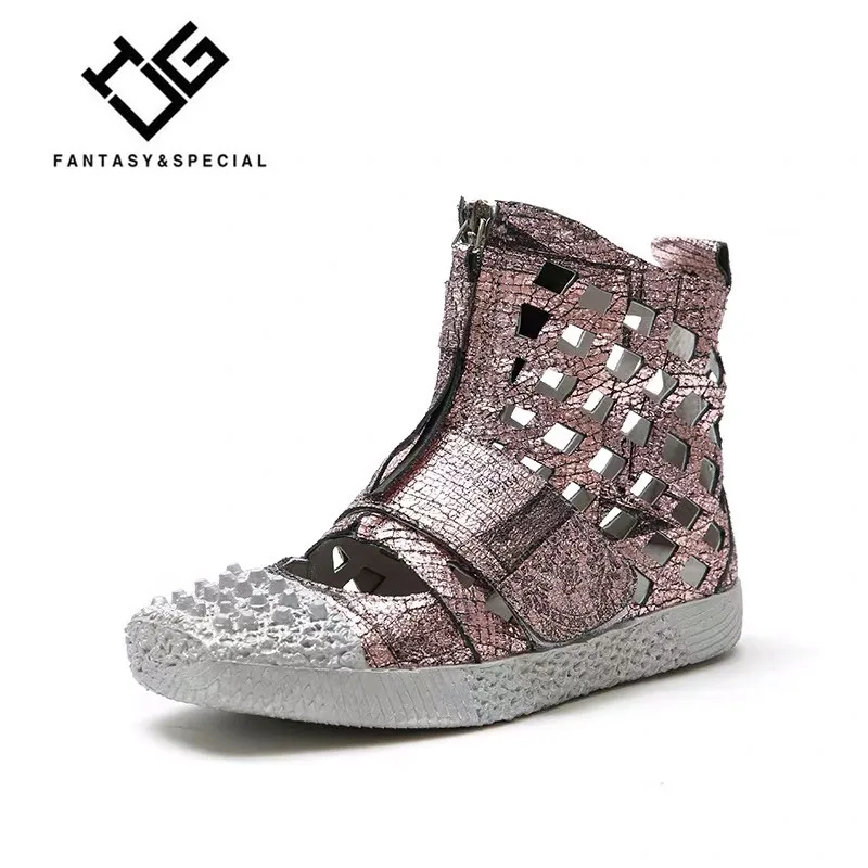 IGU Shoes Woman Sandals Fashion Pink Original Design Hollow High Top Genuine Leather Leather Sandal Woman 2019 Platform Sandalen
IGU Shoes Woman Sandals Fashion Pink Original Design Hollow High Top Genuine Leather Leather Sandal Woman 2019 Platform Sandalen