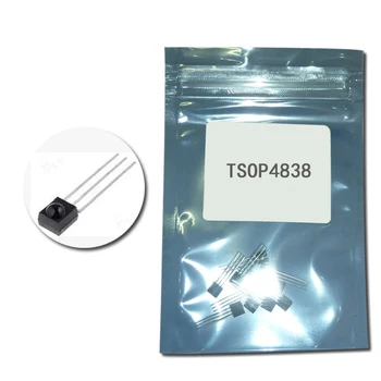 High Quality 10Pcs/lot IR Receiver 38 kHz Remote Infrared Radiation Module TSOP4838 DIP-3
High Quality 10Pcs/lot IR Receiver 38 kHz Remote Infrared Radiation Module TSOP4838 DIP-3