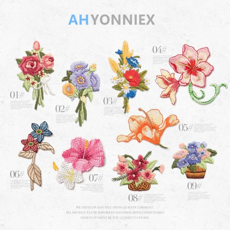 1 PCS Exquisite Small Embroidered Iron On Rose Flower Patches For Clothing Appliques For Garment Iron On Stickers DIY Sewing
1 PCS Exquisite Small Embroidered Iron On Rose Flower Patches For Clothing Appliques For Garment Iron On Stickers DIY Sewing