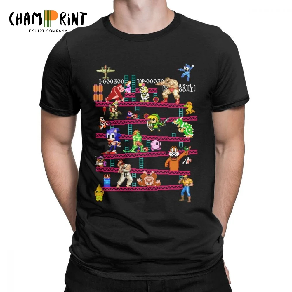 Men Arcade Game Collage T Shirts FC Console Game Vintage Style Tee Shirt Classic LA Camiseta Cotton Clothing Plus Size T-Shirt
Men Arcade Game Collage T Shirts FC Console Game Vintage Style Tee Shirt Classic LA Camiseta Cotton Clothing Plus Size T-Shirt