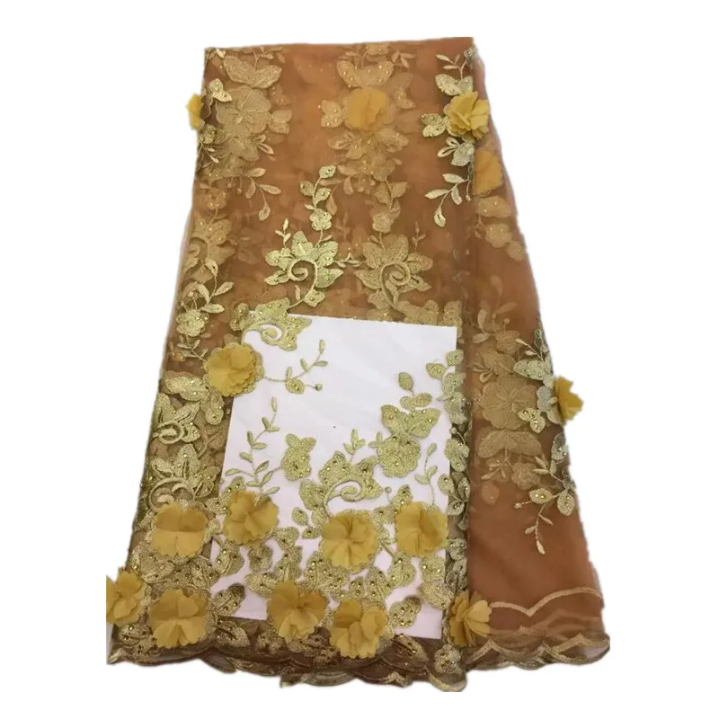 African new fashion french tulle net lace fabrics with 3D flower for wedding dress
African new fashion french tulle net lace fabrics with 3D flower for wedding dress