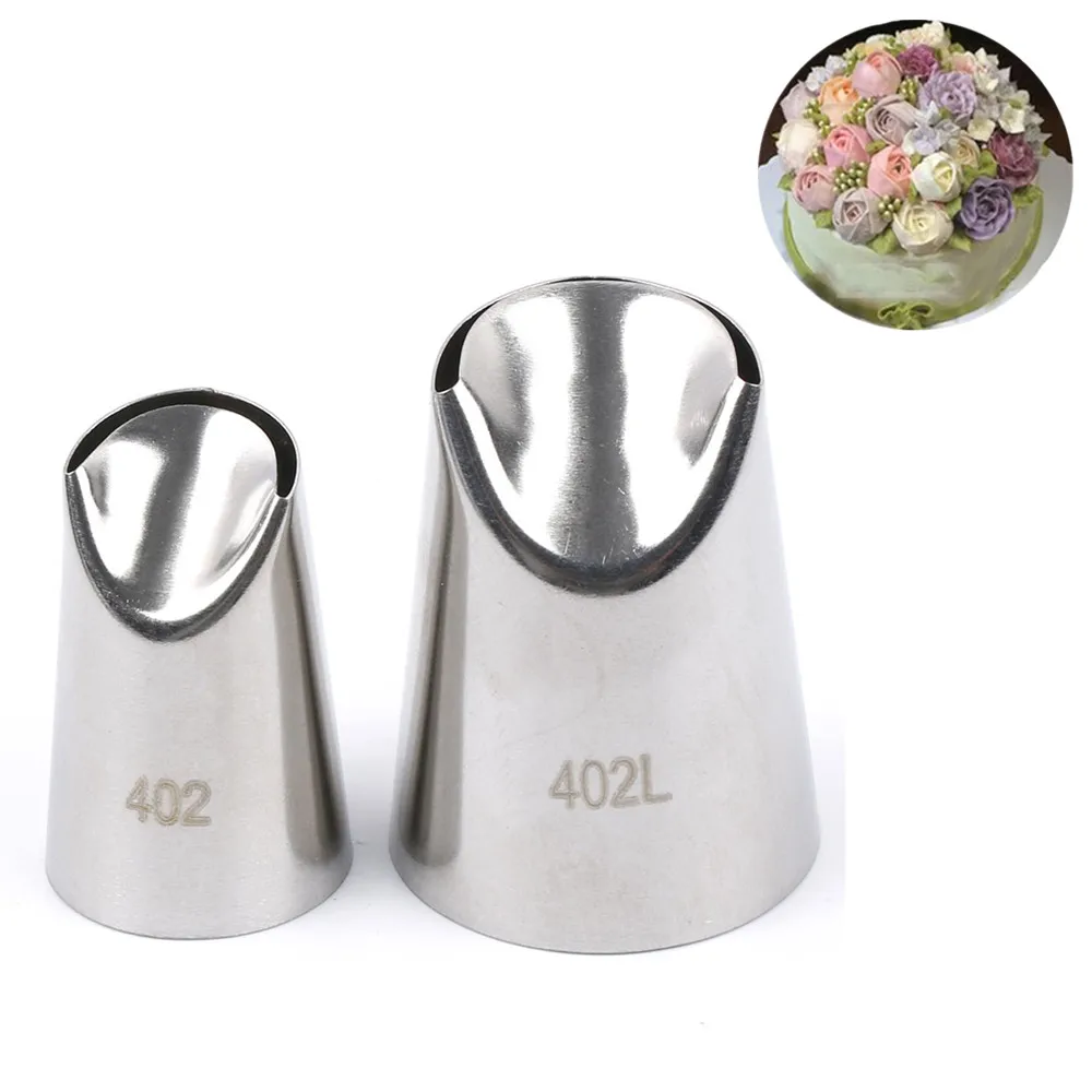 #402#402L Metal Tips for Cream,Stainless Steel Piping Icing Nozzle,Pastry Tools,Cake Cream Decoration
#402#402L Metal Tips for Cream,Stainless Steel Piping Icing Nozzle,Pastry Tools,Cake Cream Decoration