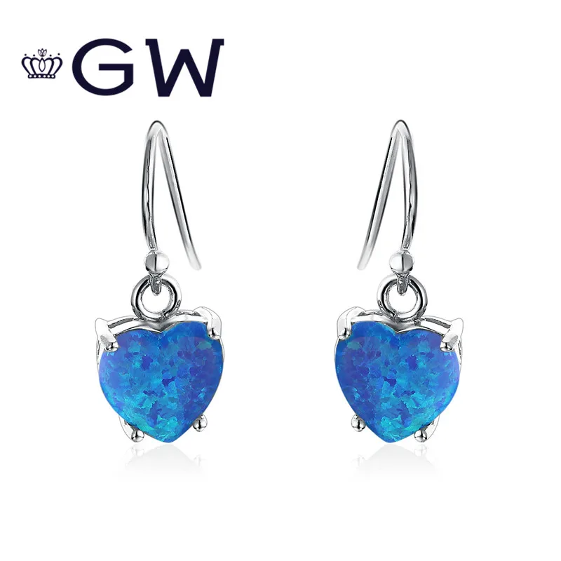 2019 Fashion Blue Opal Stone 925 Sterling silver Heart Sharp Dangle Trendy Earrings for Women Best Christmas Gift FE391
2019 Fashion Blue Opal Stone 925 Sterling silver Heart Sharp Dangle Trendy Earrings for Women Best Christmas Gift FE391