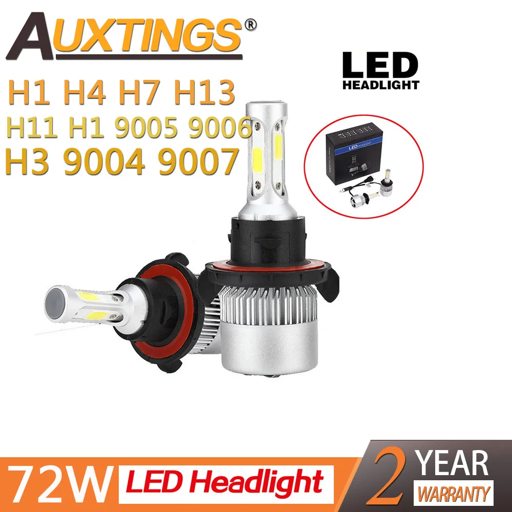 AuxtingsS2 H1 H4 H7 H13 H11 H1 9005 9006 H3 9004 9007 COB LED Headlight 72W 8000LM Car LED Head Light Bulb Fog Light 6500K 12V
AuxtingsS2 H1 H4 H7 H13 H11 H1 9005 9006 H3 9004 9007 COB LED Headlight 72W 8000LM Car LED Head Light Bulb Fog Light 6500K 12V