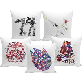 Miracille Watercolor Star Wars mask Printed Throw Pillowcase Cushion Cover Office Chair Seat Cartoon Cushion Case Home Textile
Miracille Watercolor Star Wars mask Printed Throw Pillowcase Cushion Cover Office Chair Seat Cartoon Cushion Case Home Textile