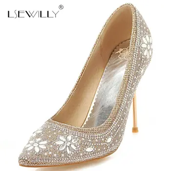 Lsewilly Women Pumps Sexy High Heels Shoes Woman Silver Gold Rhinestone Wedding Shoes Thin Heels Party Shoes Size 33-48 S559
Lsewilly Women Pumps Sexy High Heels Shoes Woman Silver Gold Rhinestone Wedding Shoes Thin Heels Party Shoes Size 33-48 S559