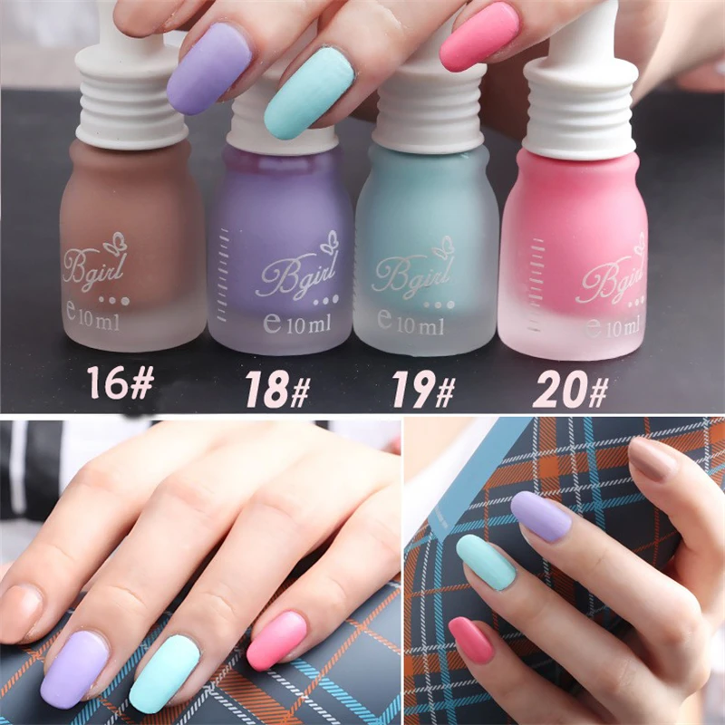 10ML Summer DIY Nail Art Candy Color Stylish Matte Nail Polish Enamel Pastel Pigment Nail Decoration
10ML Summer DIY Nail Art Candy Color Stylish Matte Nail Polish Enamel Pastel Pigment Nail Decoration