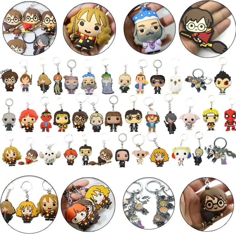 Action Figure Of Harry Potter Stranger Things PVC Keychain Toy Hermione Dobby Malfoy Ron Weasley Snape Toys PVC Deadpool KeyRing
Action Figure Of Harry Potter Stranger Things PVC Keychain Toy Hermione Dobby Malfoy Ron Weasley Snape Toys PVC Deadpool KeyRing