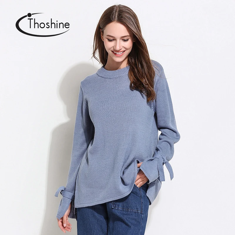Thoshine Brand Spring Autumn Women Knitted Sweaters Bow Sleeve Pullover Female Fashion Long Jumpers Casual Coats Plus Size 3XL
Thoshine Brand Spring Autumn Women Knitted Sweaters Bow Sleeve Pullover Female Fashion Long Jumpers Casual Coats Plus Size 3XL