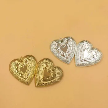 40mm Photo Locket Pendant Flower Heart Charms DIY Making Multi-color Plated
40mm Photo Locket Pendant Flower Heart Charms DIY Making Multi-color Plated
