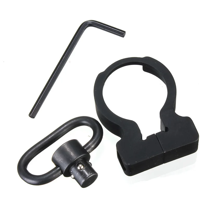 QD Quick Release Sling Swivel Clamp-on Single Point Buffer Tube Adapter Sling Attachment Mount Hunting Accessories
QD Quick Release Sling Swivel Clamp-on Single Point Buffer Tube Adapter Sling Attachment Mount Hunting Accessories