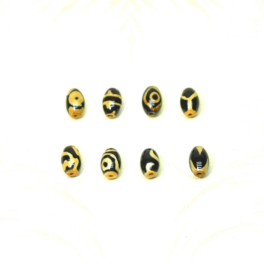 Agate beads black earthen gold line DZI 8*12mm double tiger teeth 2/3 eyes lotus men&women jewelry DIY 8pcs/lot Free Shipping
Agate beads black earthen gold line DZI 8*12mm double tiger teeth 2/3 eyes lotus men&women jewelry DIY 8pcs/lot Free Shipping
